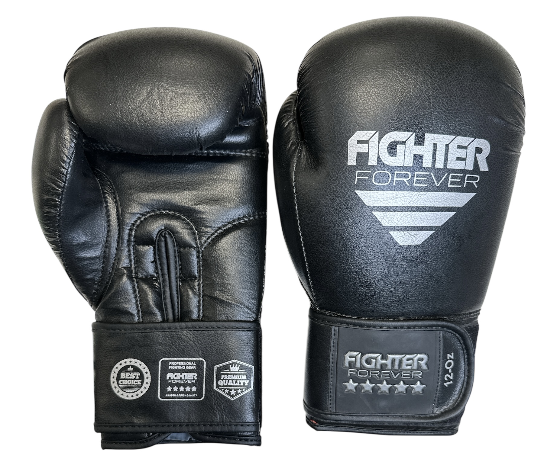 Osta Fighter Forever EVO Nyrkkeilyhanskat MUSTA-HOPEA Twins Finlandilta