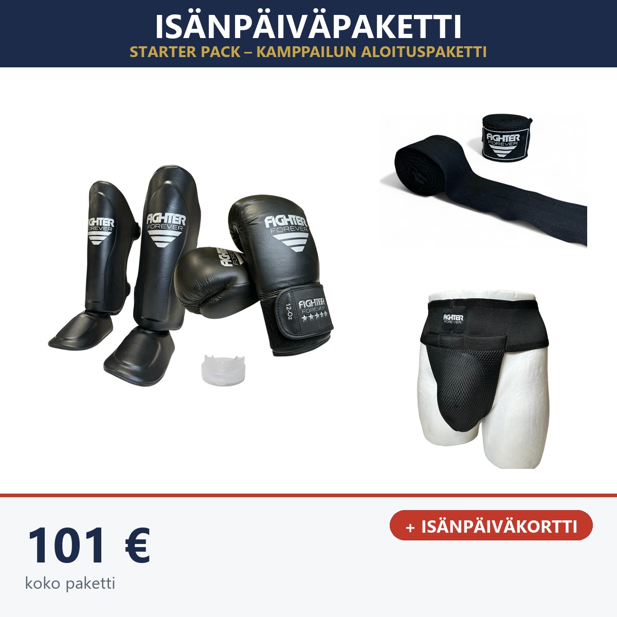 Osta Isänpäiväpaketti: Starter Pack – kamppailun aloituspaketti Twins Finlandilta