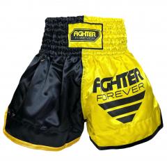 Osta Fighter Forever Thainyrkkeilyshortsit KELTA-MUSTA Twins Finlandilta