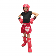 Osta Fighter Forever Lasten thainyrkkeilyshortsit PINKKI-VALKO Twins Finlandilta