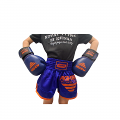 Osta Fighter Forever Lasten thainyrkkeilyshortsit SINI-ORANSSI Twins Finlandilta