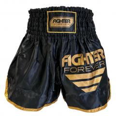 Osta Fighter Forever Thainyrkkeilyshortsit MUSTA-KULTA Twins Finlandilta